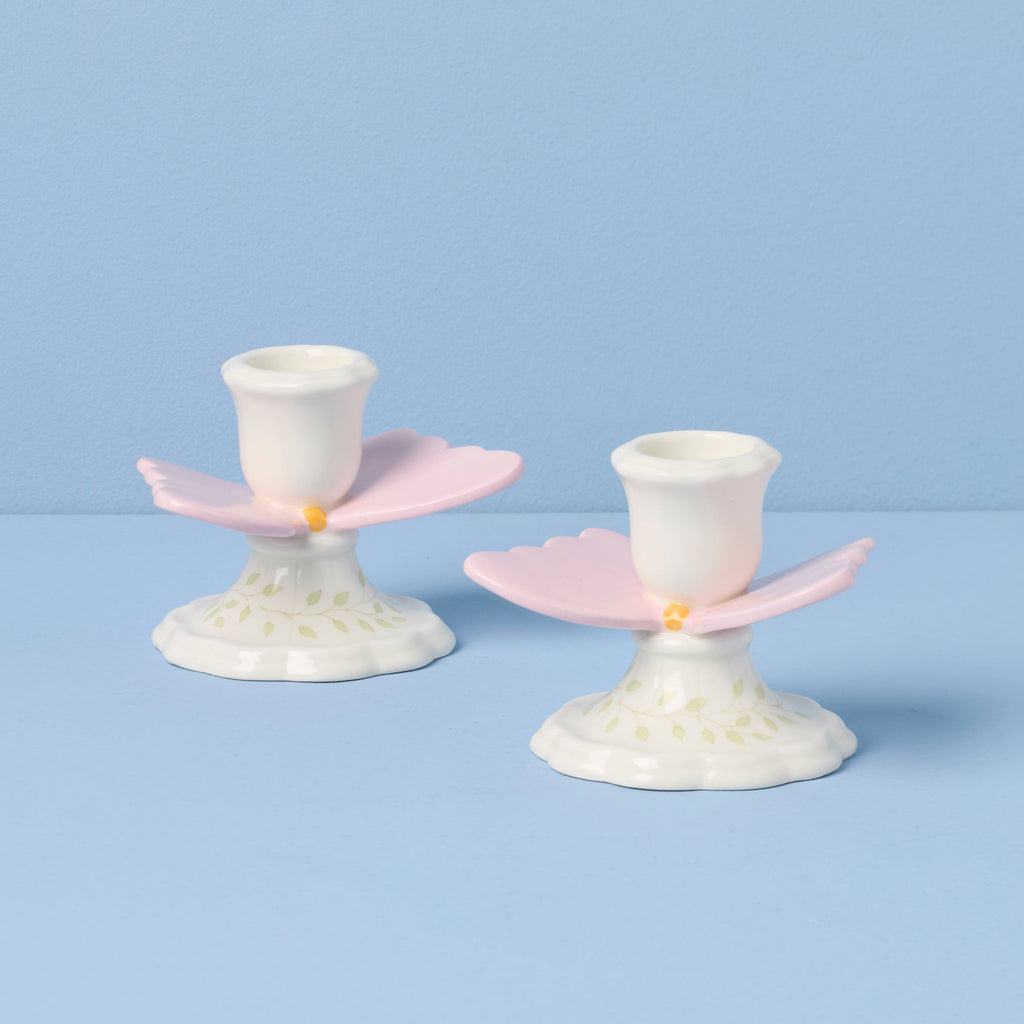 Butterfly Meadow Candlestick Holders - Set of 2