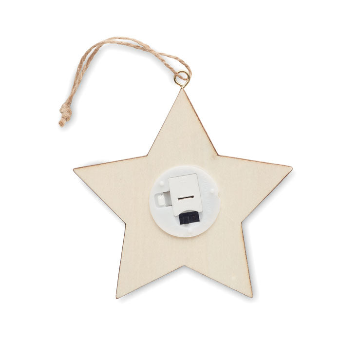 MDF star with light