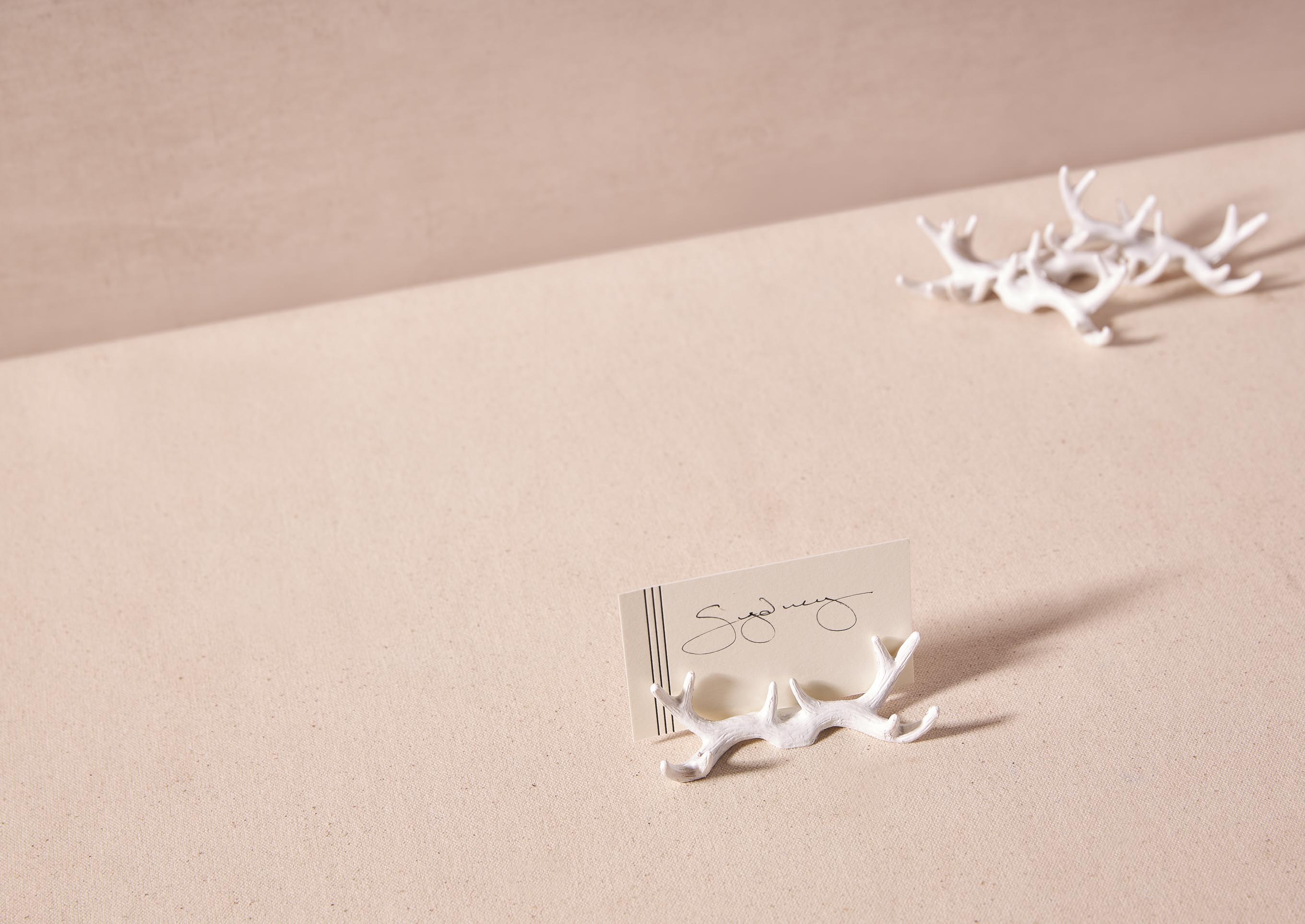 Antler Placecard Holders, Set of 4
