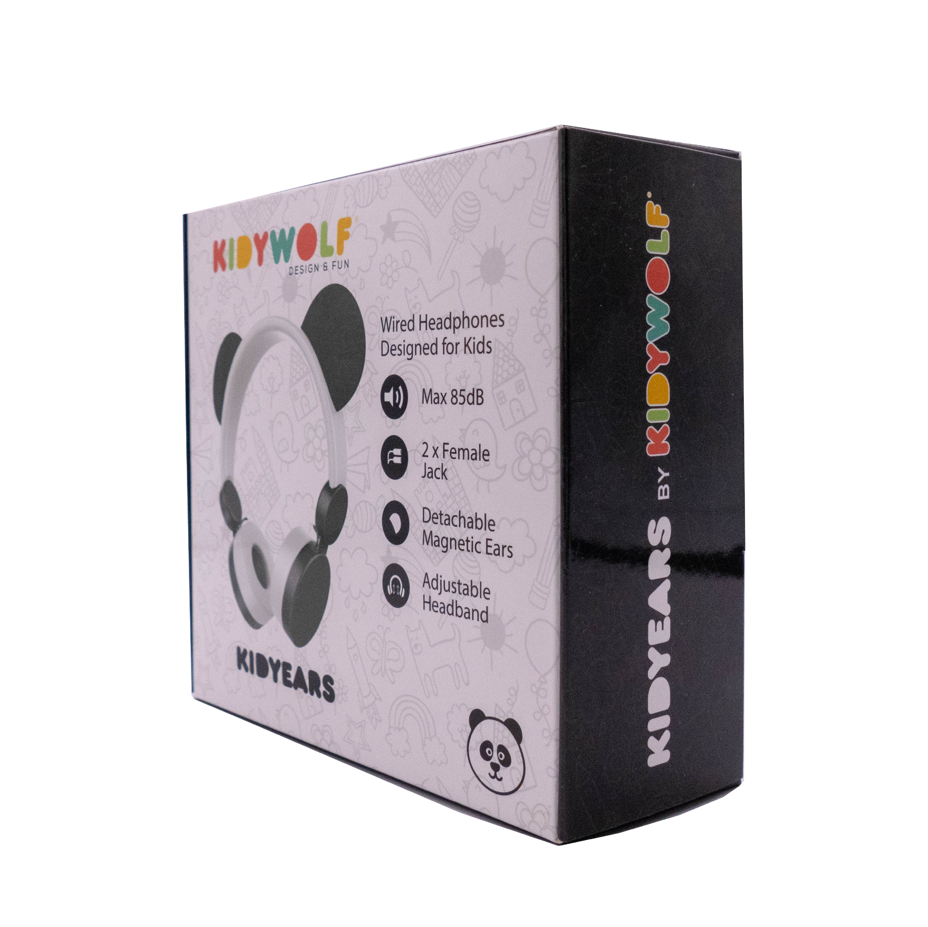 Panda Headphones with Removable Ears